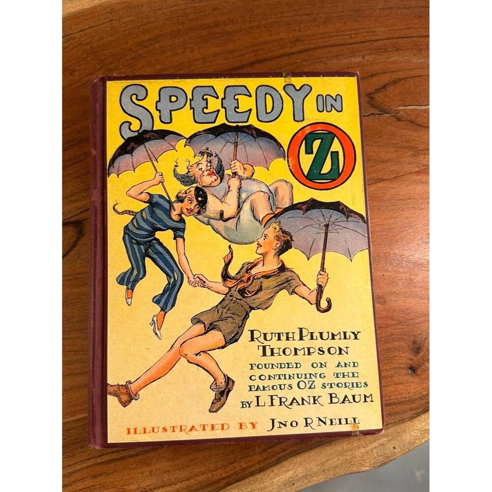 Vintage 1934 Speedy in Oz Hardcover Book - Early Reprint Edition